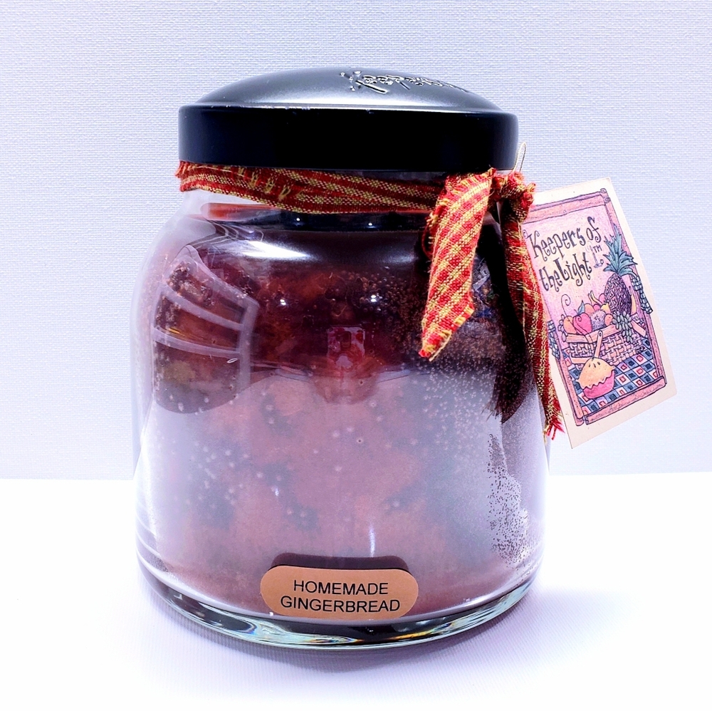 HOMEMADE GINGERBREAD -A Cheerful Giver Papa Jar Scented Candle, 34 oz